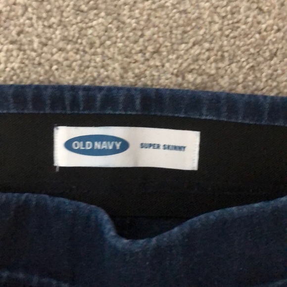Old Navy Super Skinny Jeggings size 8 long - Picture 2 of 7